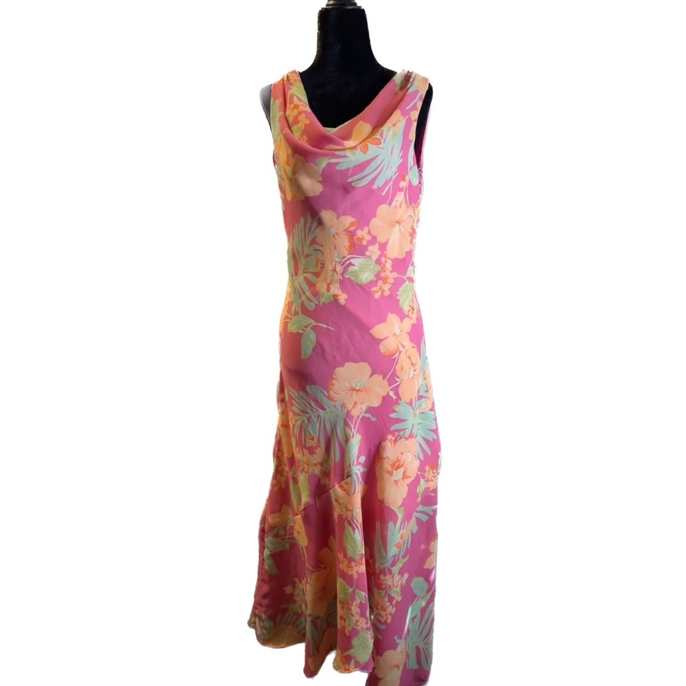 vintage floral maxi 🌺🧡